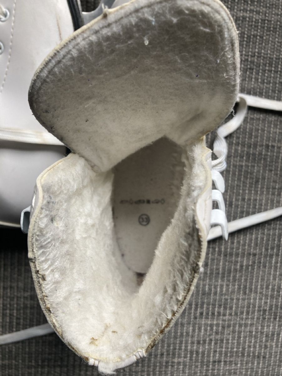 Schlittschuhe: Weisse Schlittschuhe Gr. 33 Eislaufen Mädchen – Gebraucht aus Bern von nelke08 3