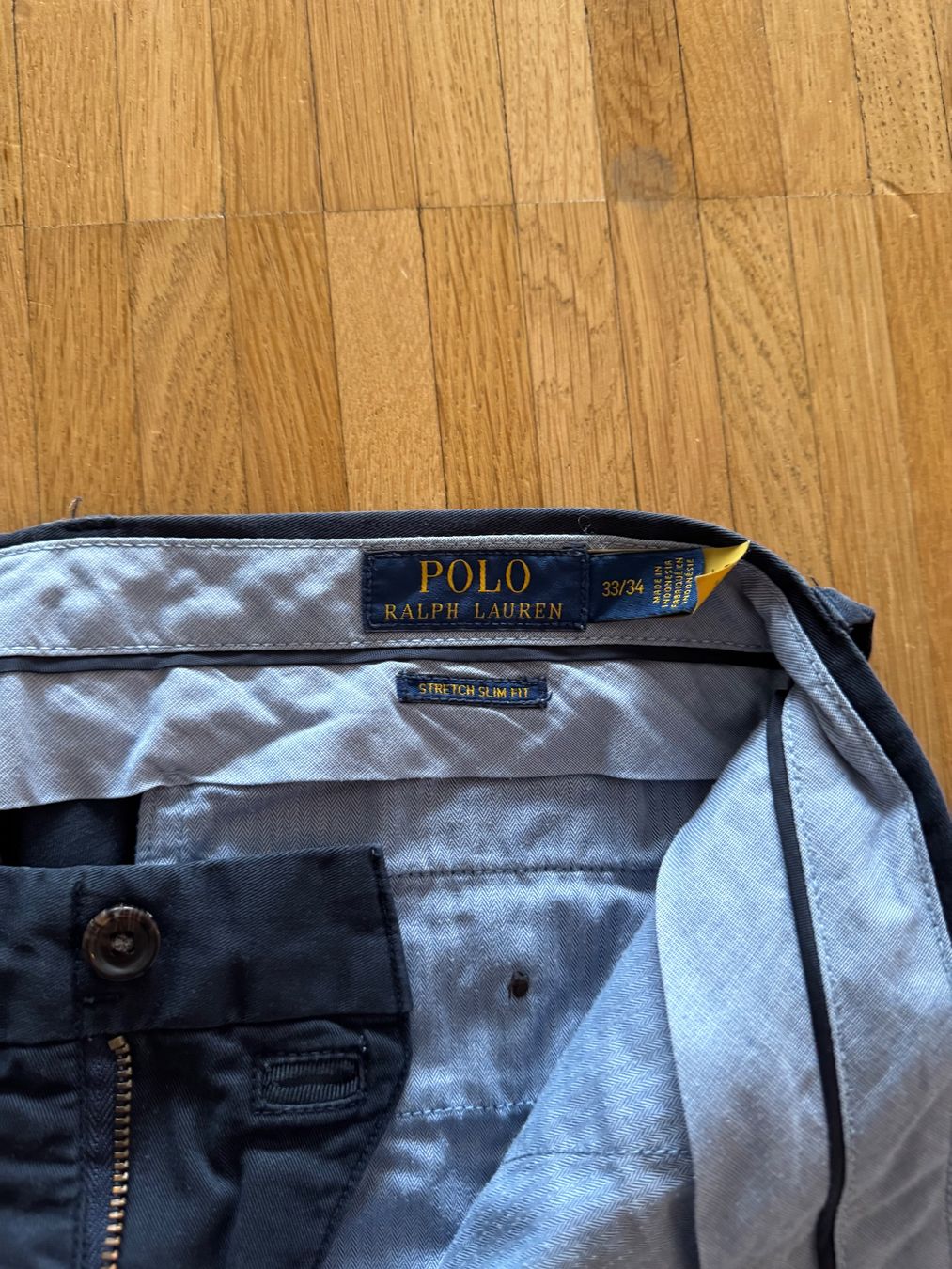 Ralph Lauren Pantaloni: Ralph Lauren Chino Hose STRETCH SLIM FIT – Usato da Langendorf venduto da j.reimer 1
