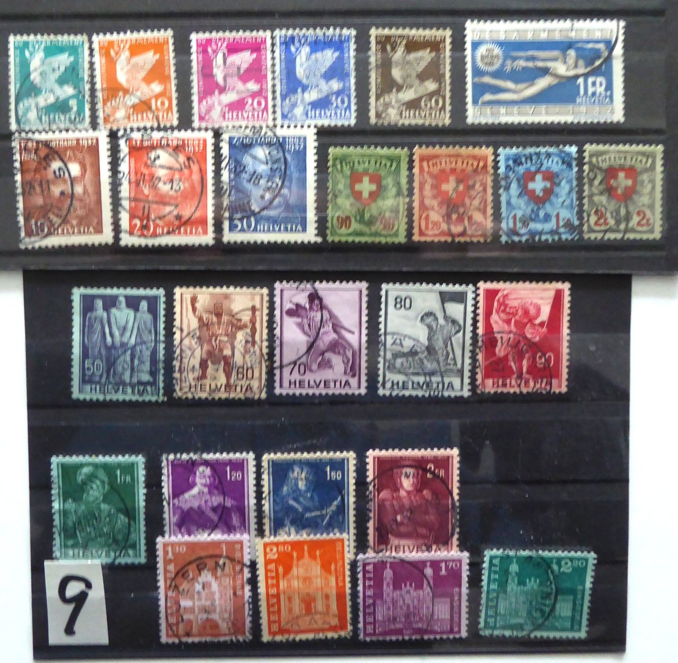 Alle Briefmarken: Werbemarken diverse Serien gestempelt – Gebraucht aus Aesch BL von Kauri1