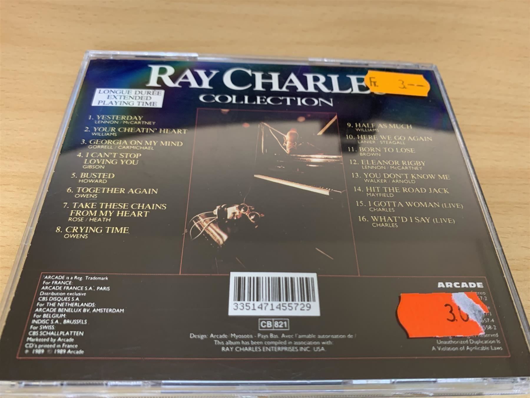 CD: Ray Charles – Collection – Usato da Rikon im Tösstal venduto da Alpenmutz 1