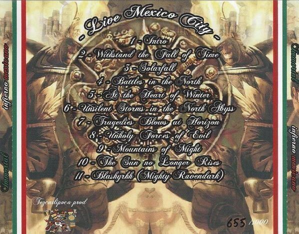 CD: Immortal - Infierno... – Usato da St-Cergue venduto da VeganWarrior 1
