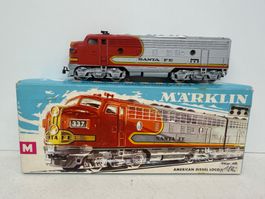 Märklin 3060 USA EMD F7 Lokomotive Santa Fe DUMMY