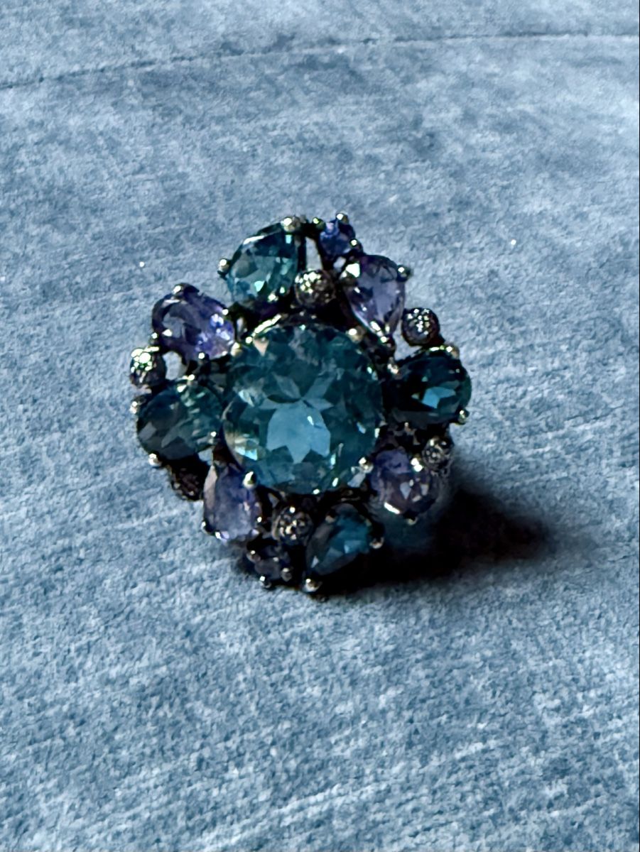 Anelli: Silver topaz amethyst ring – Usato da Barna venduto da orbuyorcry 3