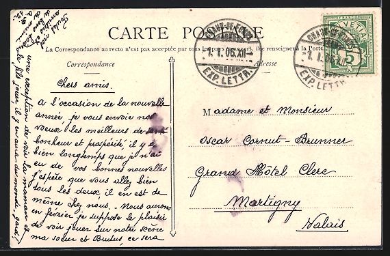 Cartoline postali: La Chaux-de-Fonds, Rue Léopold Robert e – Usato da Berlin venduto da bartko-reher 1