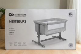 NEU Kinderkraft Nestee Up 2 Beistellbett Baby Grau