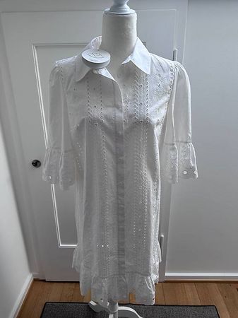 See by Chloé Kleid Weiss Gr. 36  Neu mit Etikett