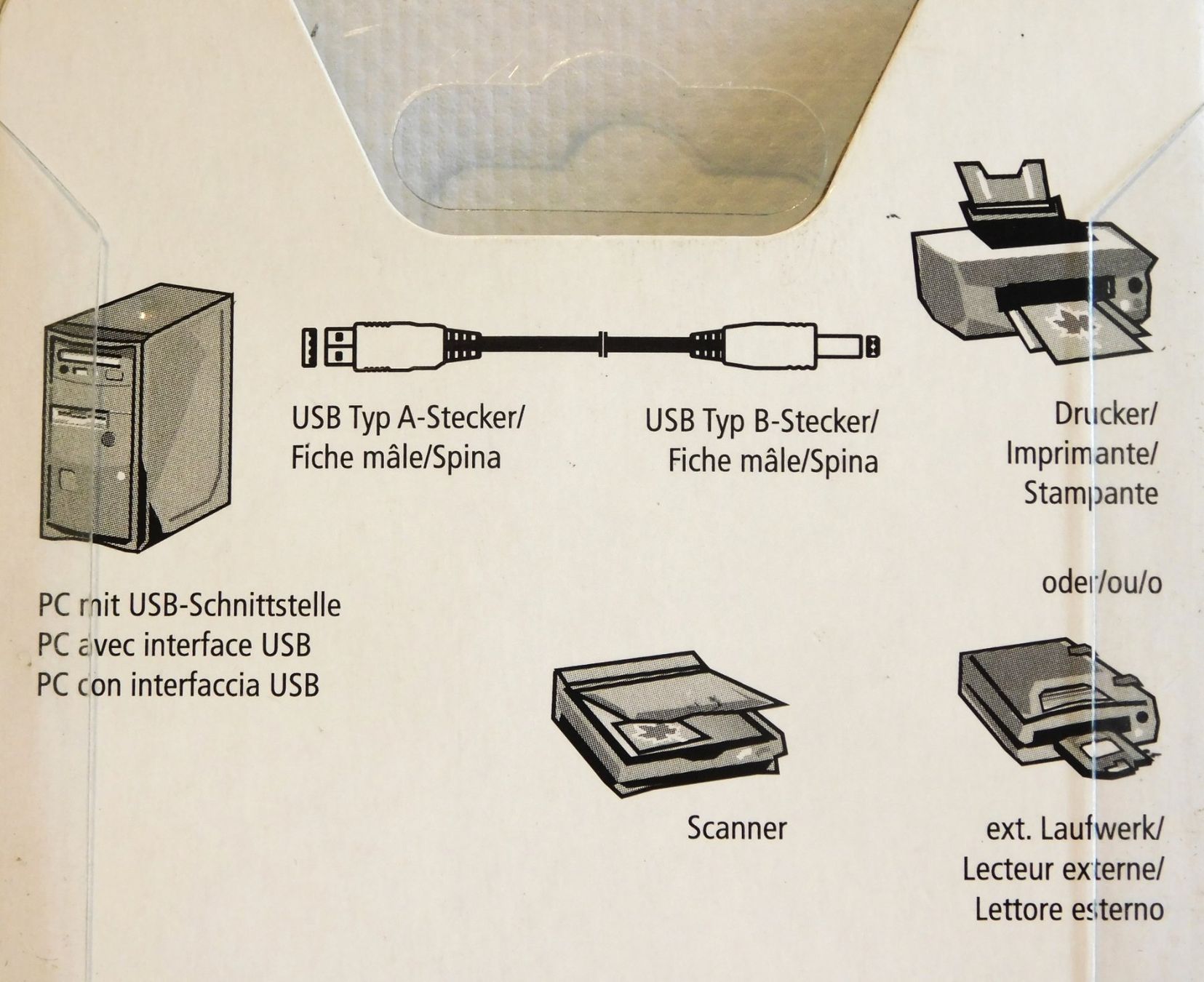 Microspot Cavi: USB-Anschlusskabel, 3 Meter, Originalverpackt – Usato da Emmenbrücke venduto da Ulisse-22 3