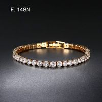 Schönes Tennisarmband mit Zirkonia, neu!