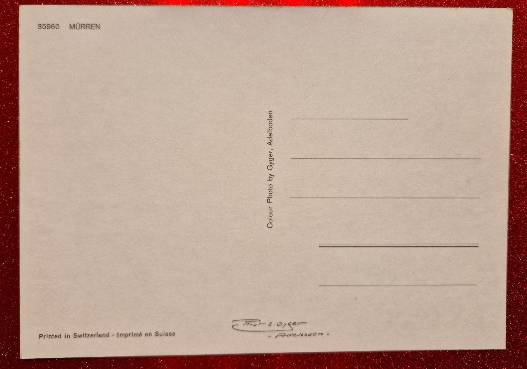 Cartoline postali: Mürren - alt/ungelaufen – Nuovo (secondo la descrizione) da Melchnau venduto da Fishel 1
