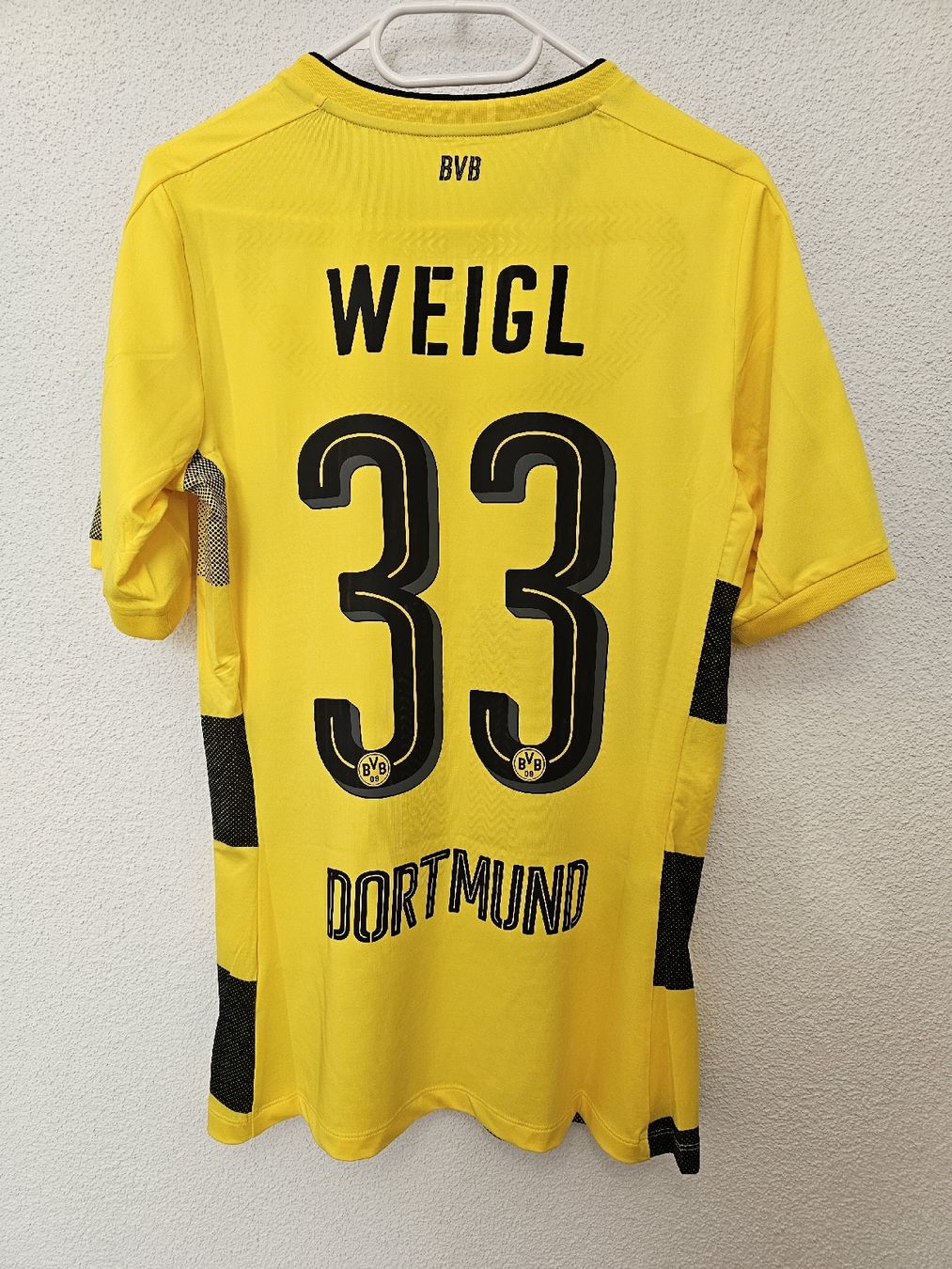 Canottiere & Pantaloni: BVB Matchworn Trikot 17/18 – Usato da Rickenbach LU venduto da LichterWelt 1