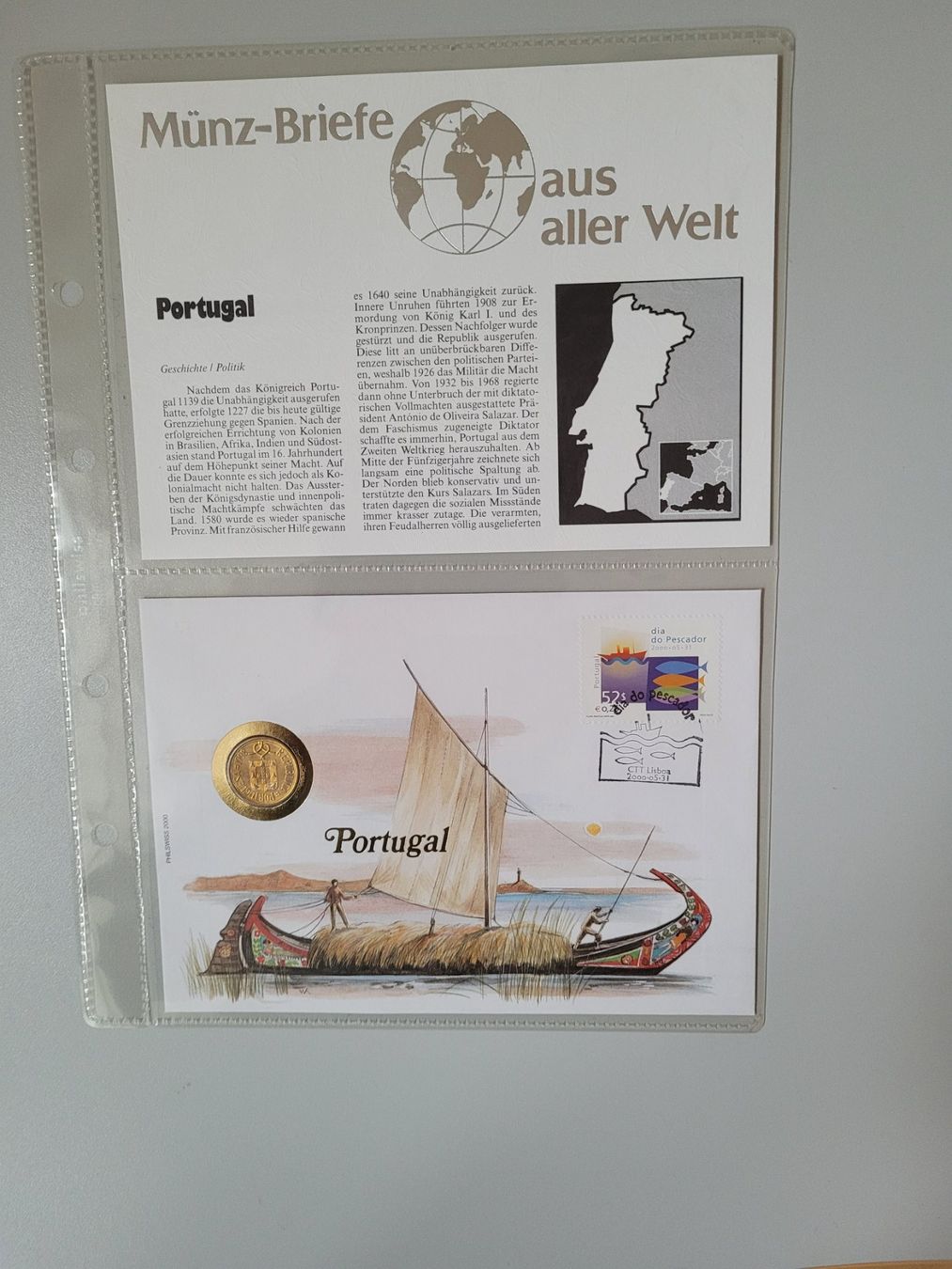 Tutti le monete: Münzbrief Portugal – Nuovo e nell'imballaggio originale da Bertschikon Gossau venduto da KEO2