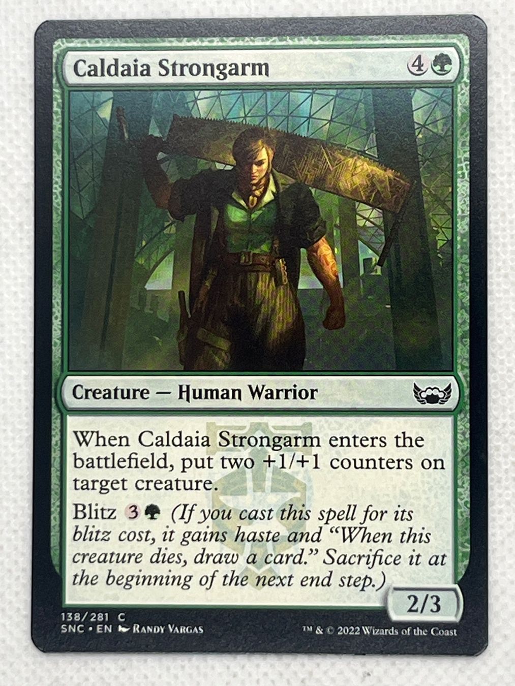 Magic The Gathering Sammelbilder & Trading cards: MTG Caldaia Strongarm SNC 138 Englisch Common – Gebraucht aus Hinterkappelen von Kim1992
