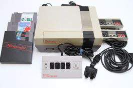Nintendo NES mit Spielen