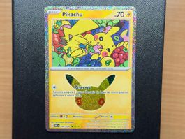 Pikachu (048/128) (26/30) - 30ᵉ Anniversaire - 30C FR