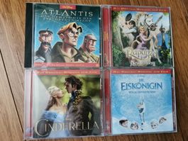 Disney Hörspiel CD's:Atlantis,Rapunzel,Cinderella,Eiskönigin