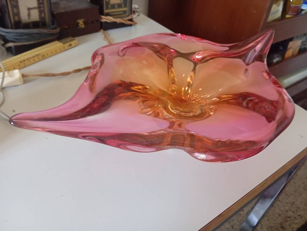 Murano Ciotole: Murano glasschale Rosa – Usato da Basel venduto da Petergunn 1