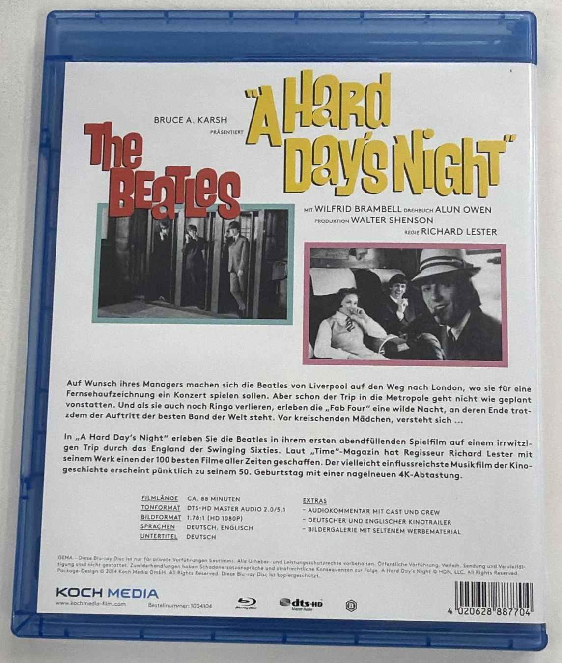Tutti i DVDs: THE BEATLES ÄHARD DAYS NIGHT BLU-RAY – Usato da Zürich venduto da freioccasionen 2