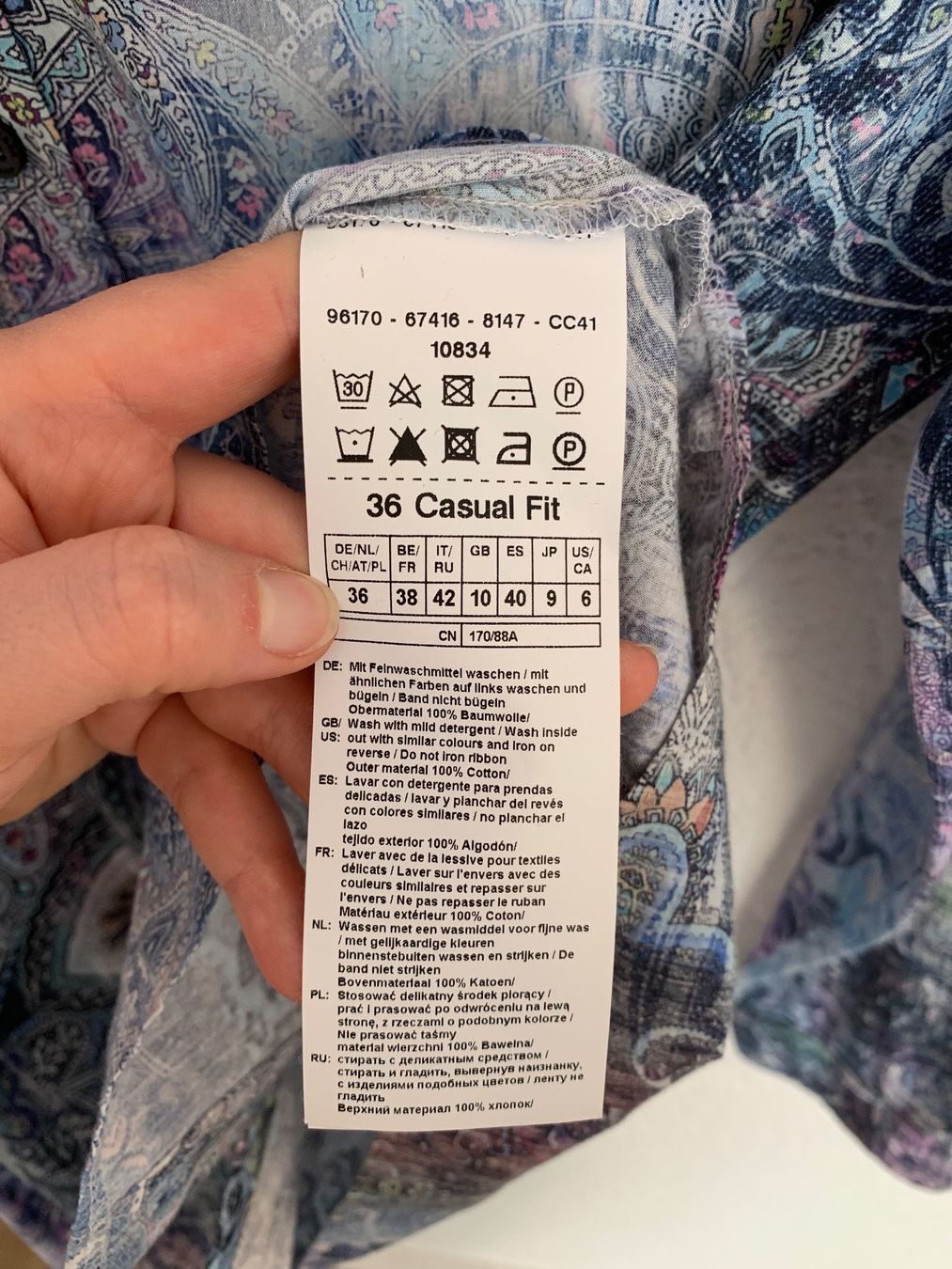 Gerry Weber Camicette: Gerry Weber Bluse Hemd Gr. 36 / S – Usato da Fislisbach venduto da KolibriSecondhand 9