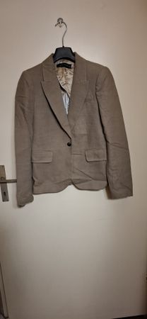 veste de costume beige, Zara, taille M, comme neuve