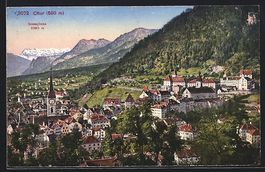 AK Chur, Totalansicht mit Sesaplana