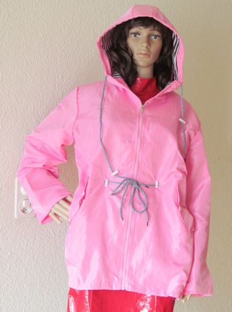 NEU rosa Regenjacke Regenmantel Parka XL von Nicole Preiser