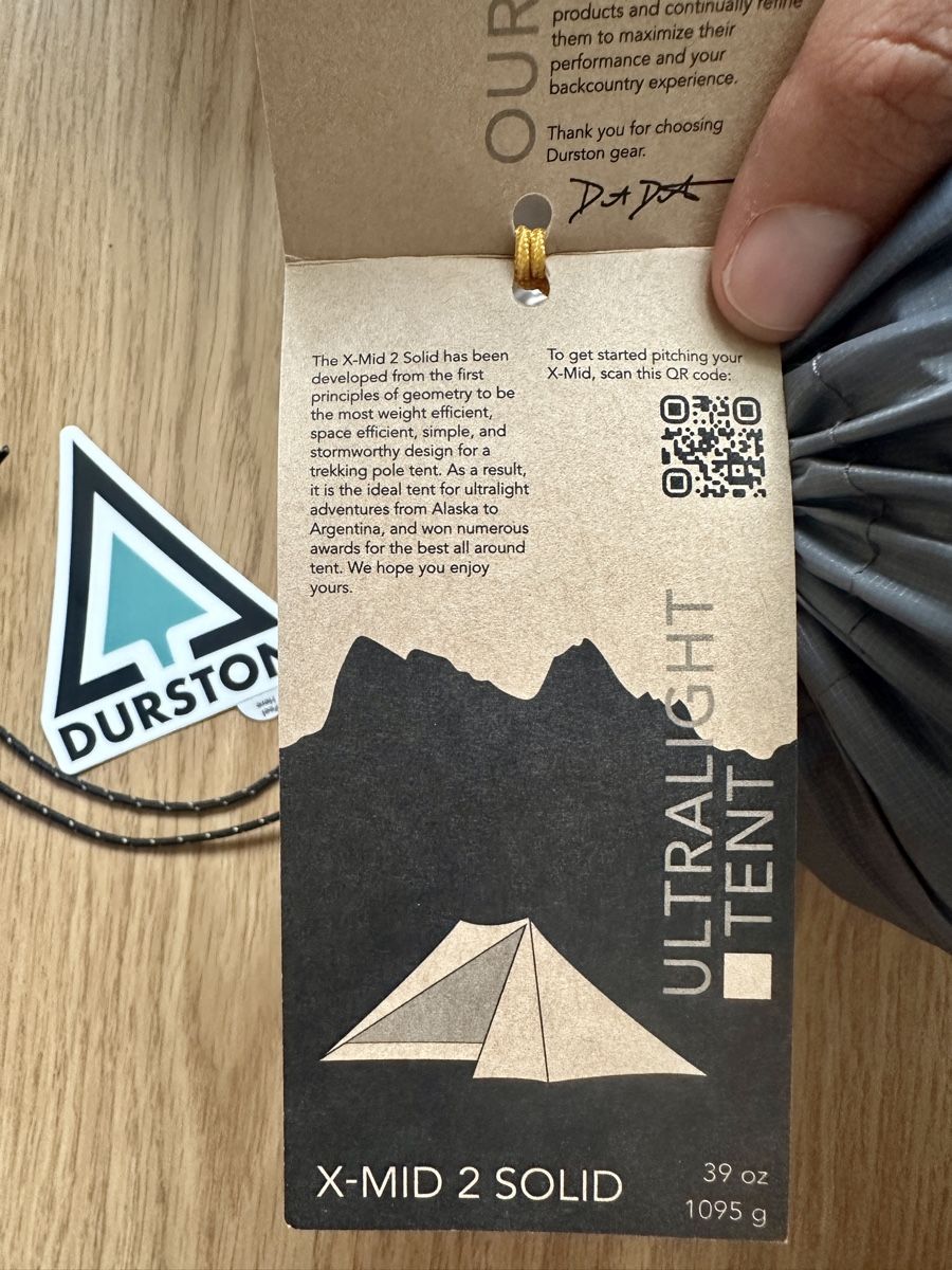 Durston Tentes: X-MID 2 SOLID DURSTON – Neuf (Voir description) à Marly par pasequale 3