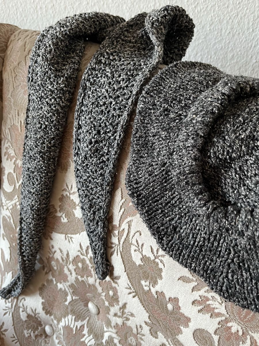 Copricapi, berretti & cappellini: Beret und Schal aus Seidentweed – Nuovo (secondo la descrizione) da Zürich venduto da fritz-werk 4