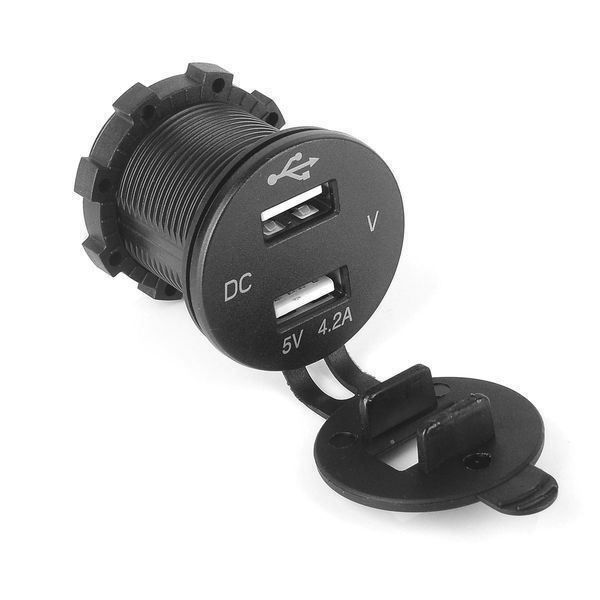 USB Auto 2 Anschluss Dual Adapter Stecker Ladegerät Zigarettenanzünder Z223