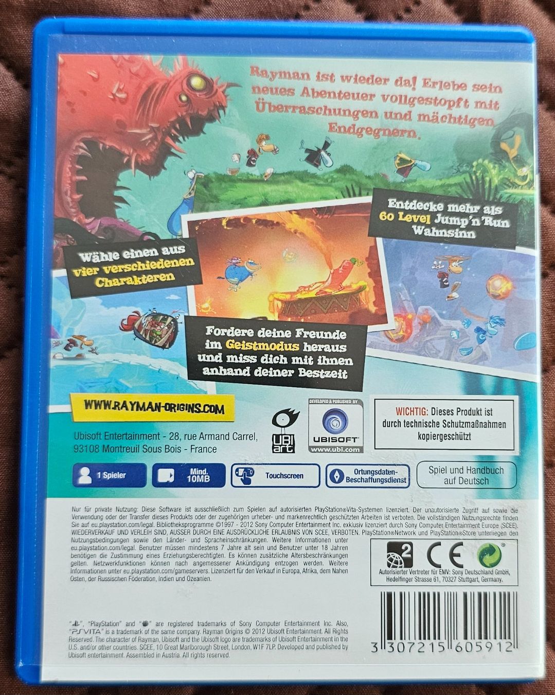 Sony Giochi: PS Vita - Raymen Origins – Usato da La Garde venduto da The_Hammer76 1