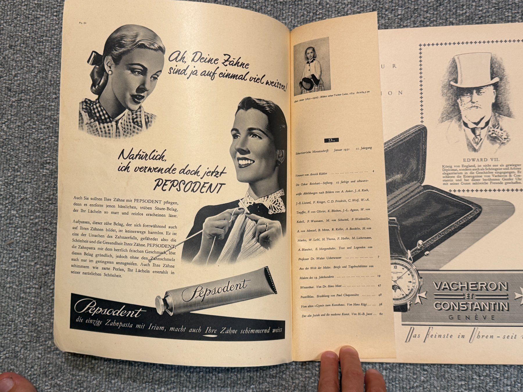 Zeitschriften & Magazine: DU Schweizerische Monatsschrift Nr. 1 Januar 1952 – Gebraucht aus Lengnau BE von riodac 2