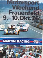 Programm Motorsport Weekend Frauenfeld von 1976