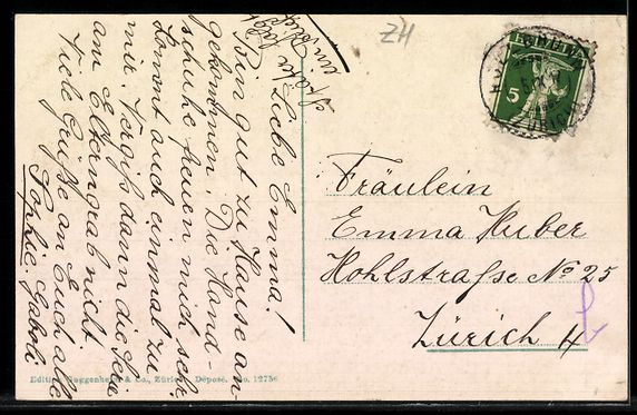 Cartoline postali: AK Kollbrunn, Totalansicht – Usato da Berlin venduto da bartko-reher 1