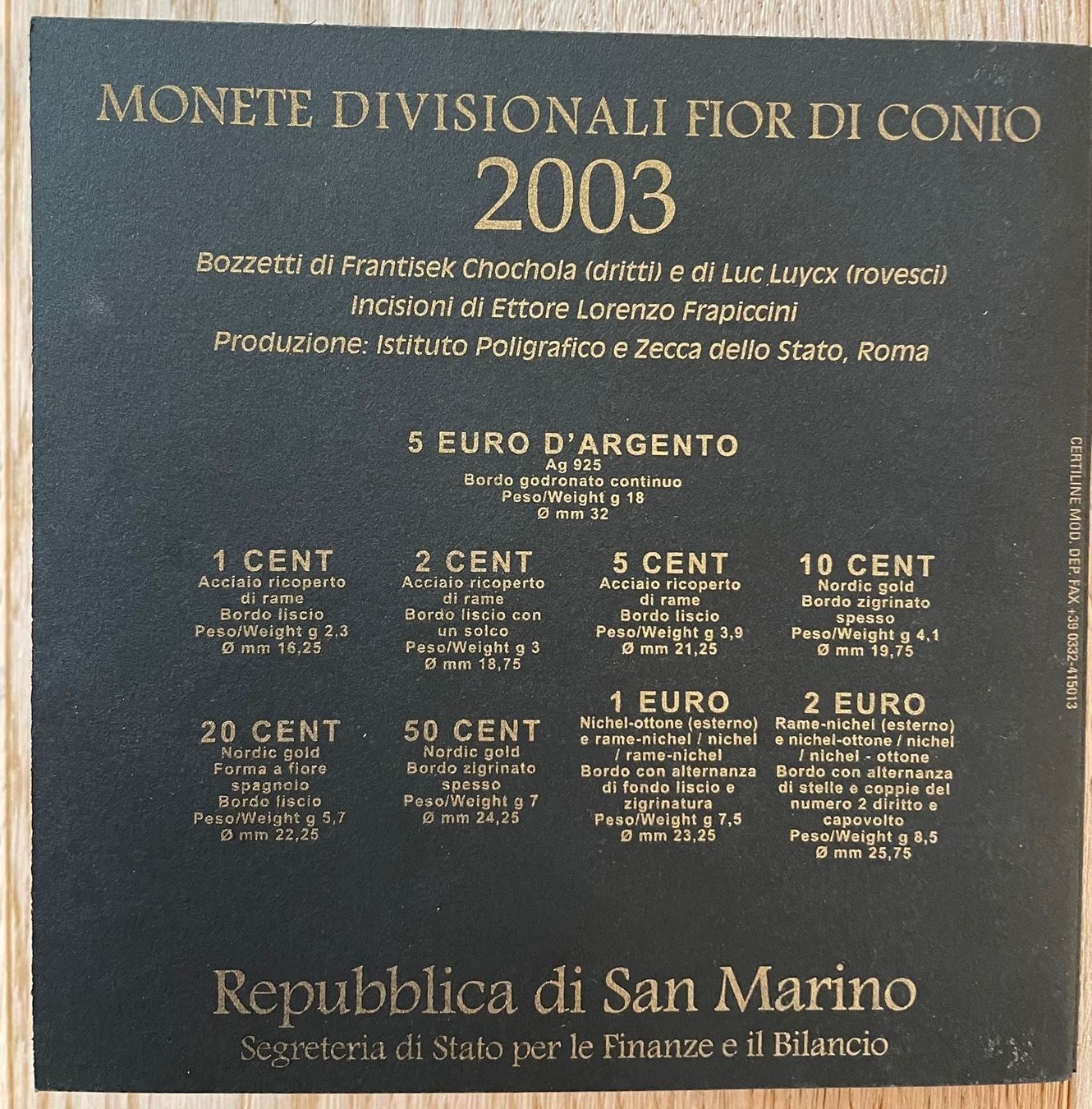 Tutti le monete: 2003 San Marino KMS EURO – Nuovo e nell'imballaggio originale da Hombrechtikon venduto da bettersurfer 5
