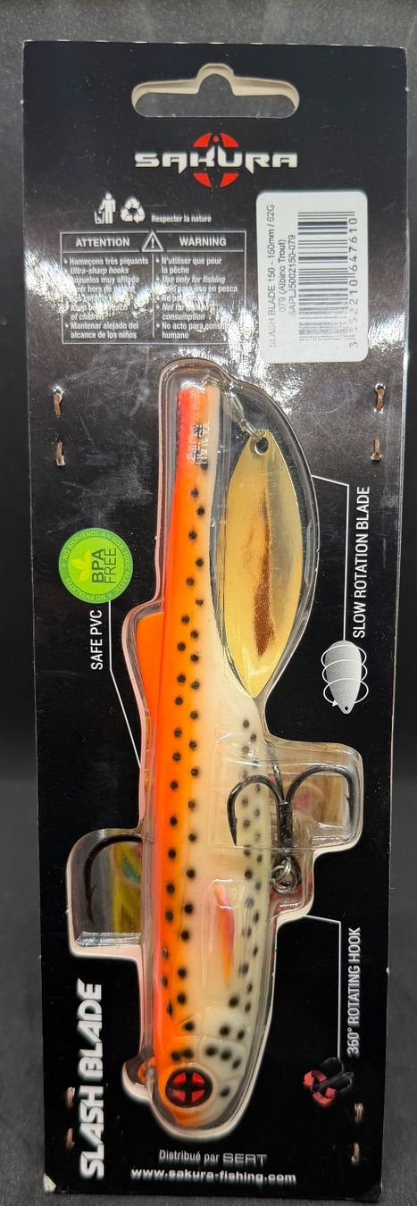 Esche: Sakura Slash Blade 15 cm - Albino Trout – Nuovo e nell'imballaggio originale da Widnau venduto da Fishingtackle_Oggy 1
