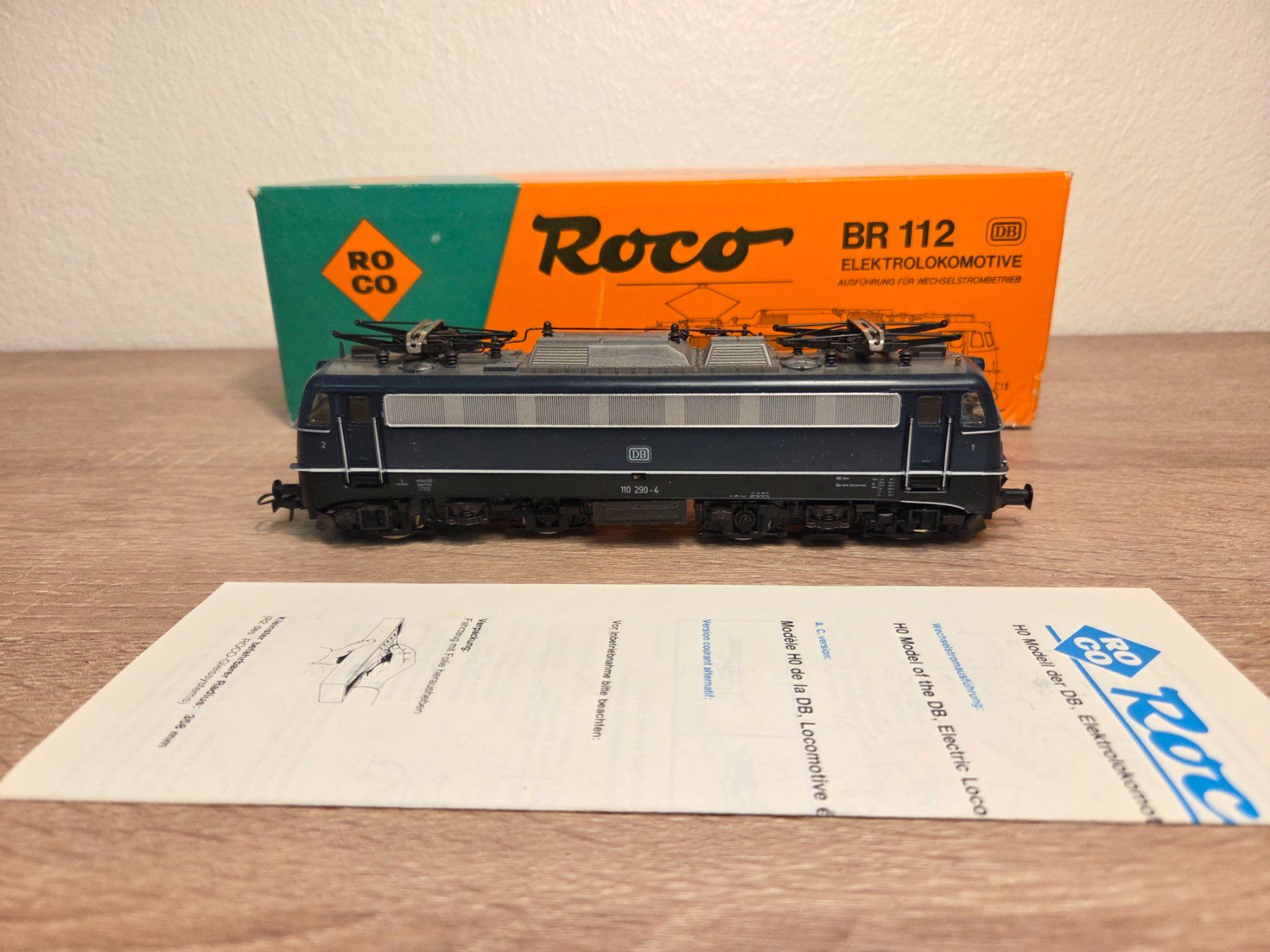 Roco Modellini di ferrovie: Roco 14138S E-Lok BR 112 DB H0 – Difettoso da St-Aubin-Sauges venduto da Lo_Go 6