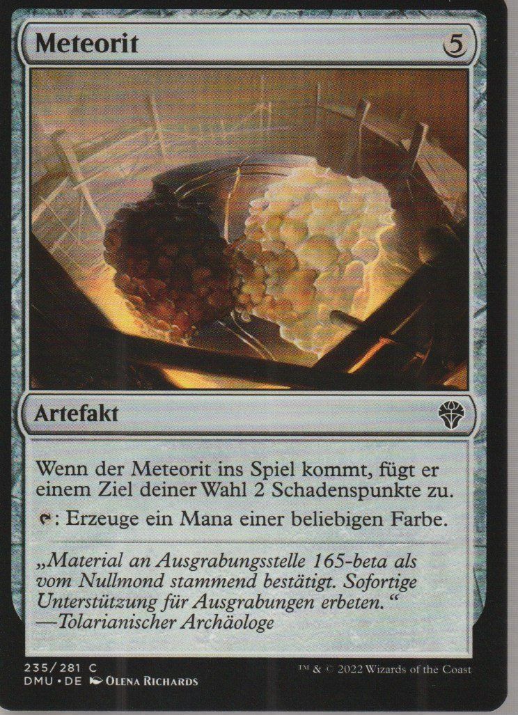 Magic The Gathering Carte collezionabili: TCG Magic The Gathering MTG DMU 235 Meteorit – Nuovo (secondo la descrizione) da Vezia venduto da Aquarius_Age