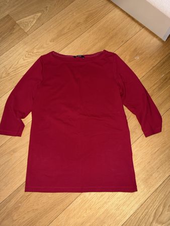 Haut Navyboot rouge manches trois quarts bon état