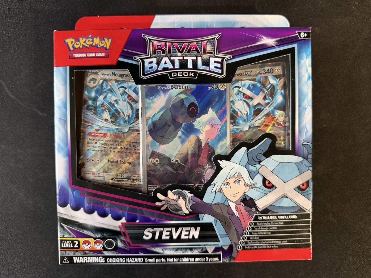 Pokémon Carte collezionabili: Pokemon Rival Battle Deck Steven ab 1.- – Nuovo e nell'imballaggio originale da Wil SG venduto da shinycardboard