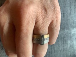 Bague Breil bicolore