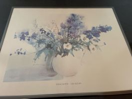 Gerahmtes Bild "Heinz Hofer - Les Fleurs", signiert H. Hofer