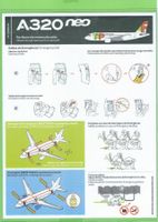 TAP Air Portugal, A320neo, Safety Card, ,