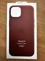 Apple iPhone 14 Leather Case MagSafe braun neu