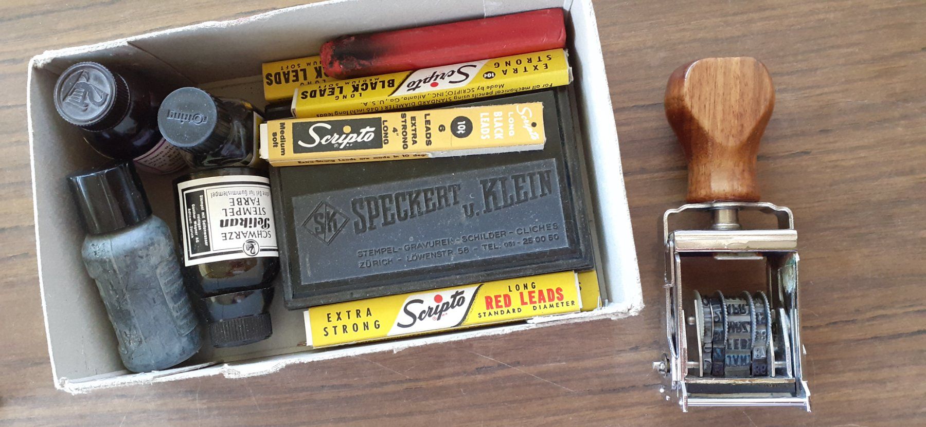Stempel: Stempel Caran D'Ache + Zubehör – Gebraucht aus Mörschwil von antiksalon 7