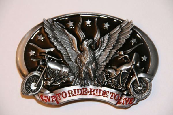 Fibbie per cinture: Metall Gürtelschnalle MOTORRAD / EAGLE – Nuovo e nell'imballaggio originale da Münchwilen TG venduto da ecudos10