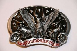 Metall Gürtelschnalle MOTORRAD / EAGLE