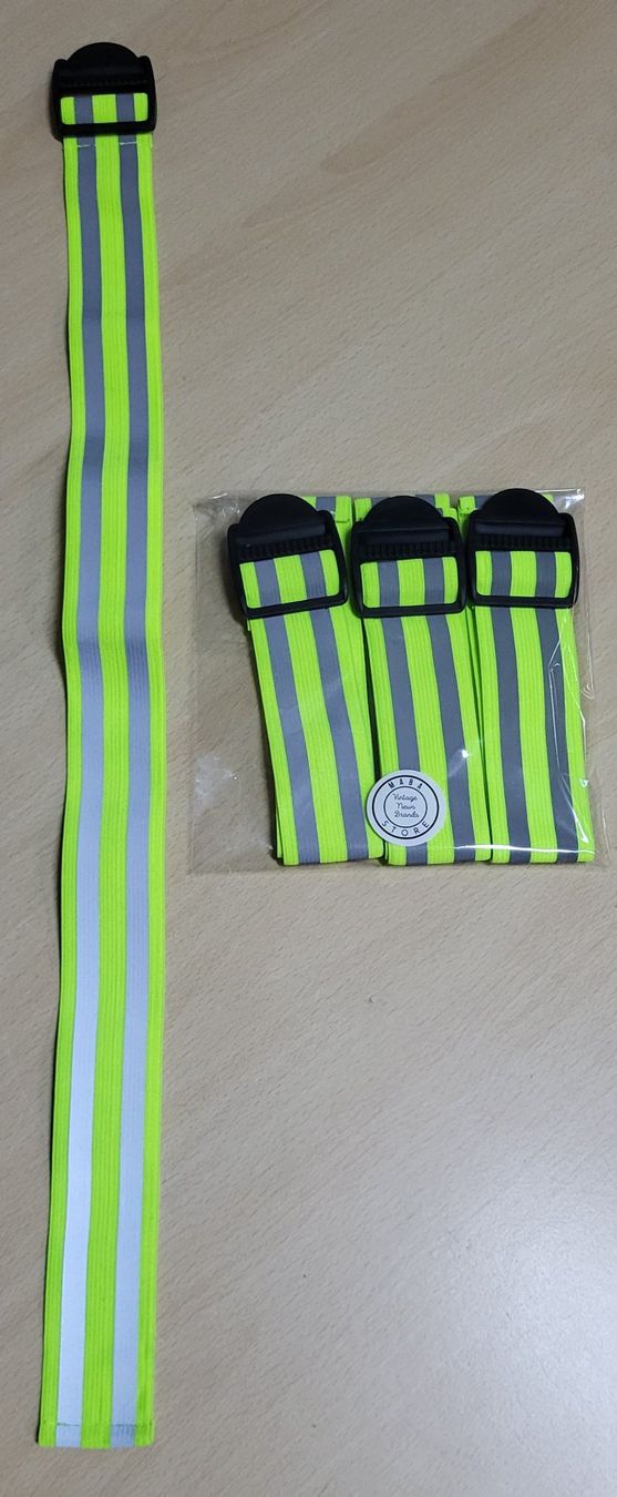 Nastri decorativi: 3 Sicherheits-Armbänder, Reflektierend Neu – Nuovo e nell'imballaggio originale da Figino venduto da MabaStore24 1