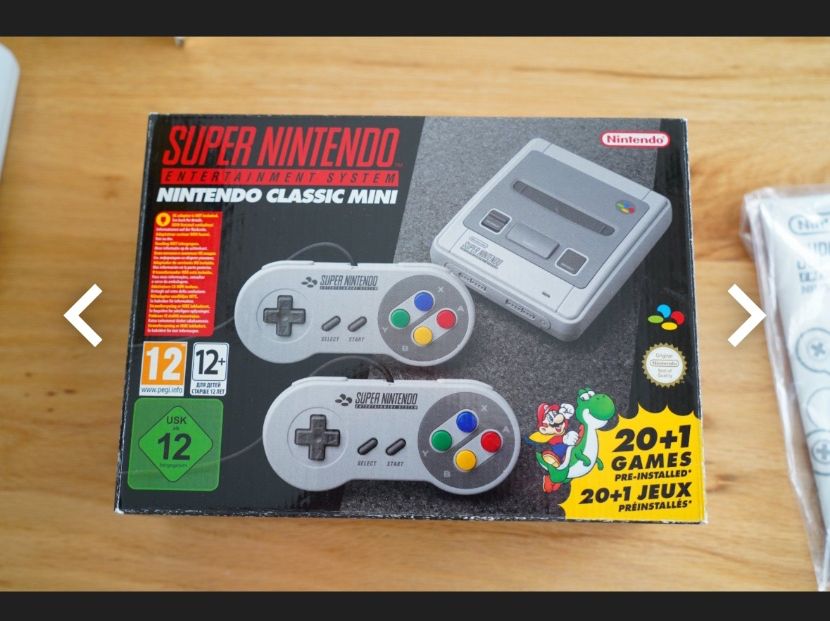 Nintendo Giochi: Super Nintendo Classic Mini - Konsole, wie neu! – Nuovo (secondo la descrizione) da Berikon venduto da Avi85