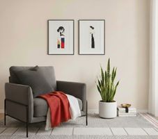 Original Hand Painted Abstract Woman Paintings- Set of 2