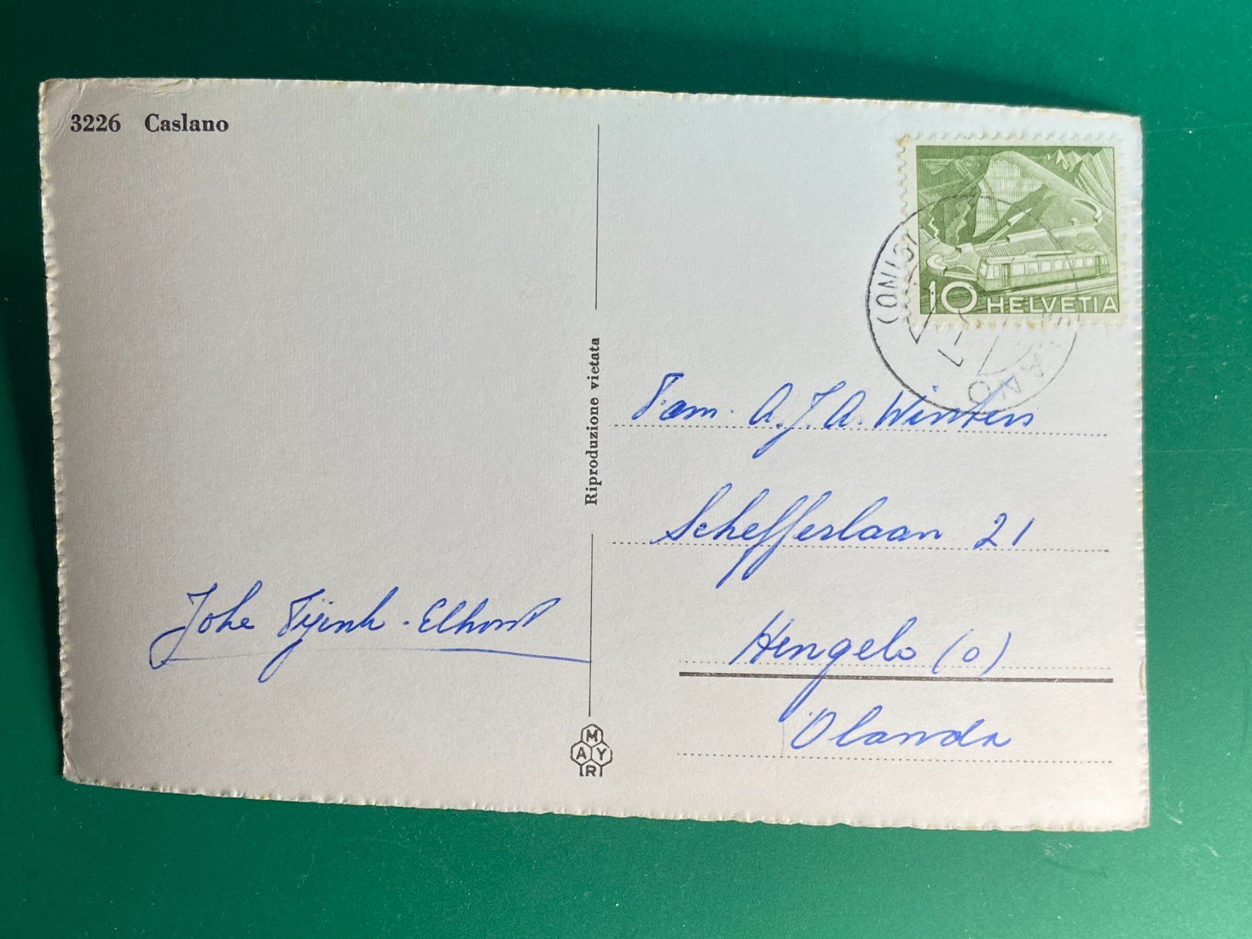 Cartes postales: Caslano – D'occasion à Steg VS par danwer74 1
