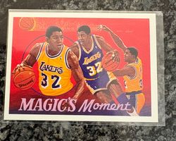 NBA Magic Johnson Magic Moments Card